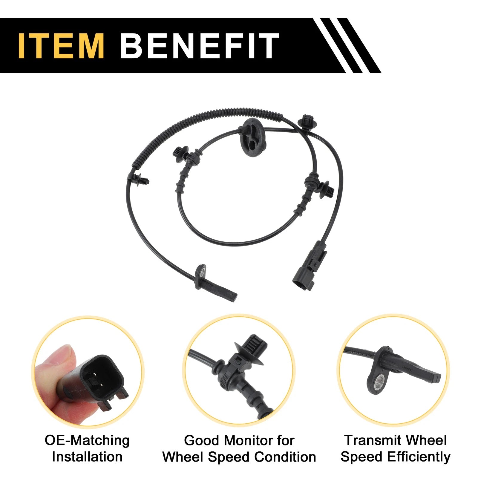 ABS Wheel Speed Sensor No. 84301904 for Cadillac XT5 (2017–2023) Front Right