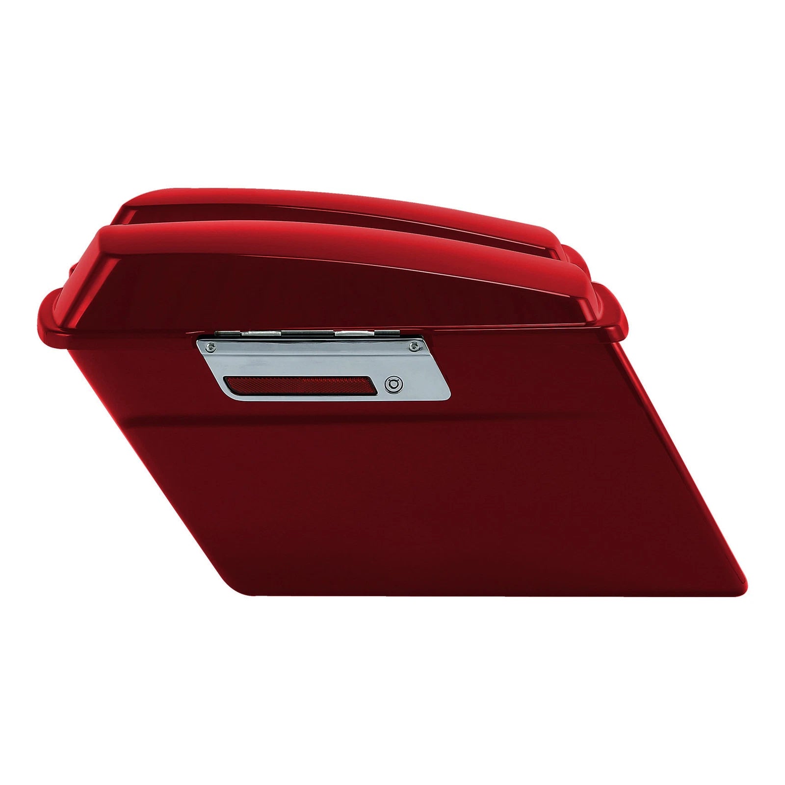 Red Hard Saddlebag & Conversion Bracket for Harley Softail Fat Boy (1984–2017)