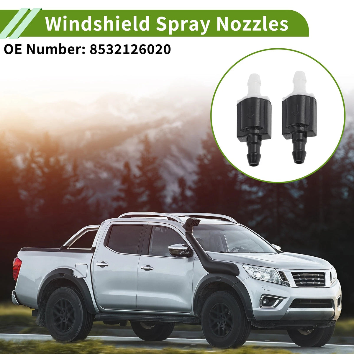 Windshield Washer Nozzle Set for Lexus (No. 85321-26020)