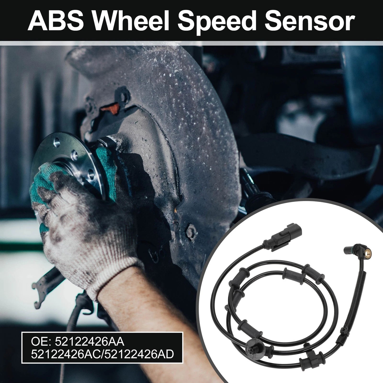 ABS Wheel Speed Sensor Replacement for Dodge Ram 2500 3500 (2009–2010)