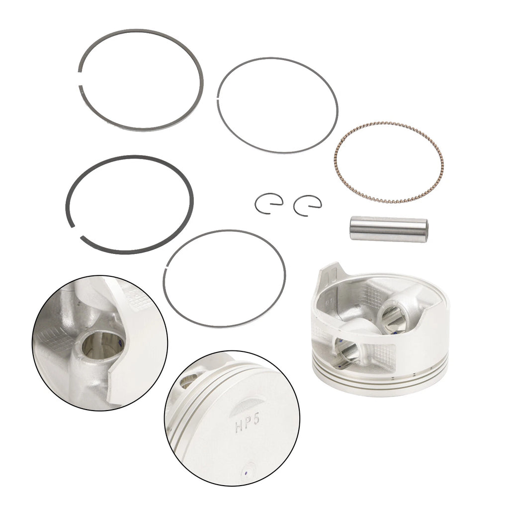 Engine Piston Kit Standard Bore 86.5mm for Honda Rancher TRX420 (2007–2018)