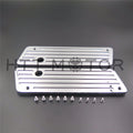 Custom Chrome Saddlebag Latch Covers for Harley Touring Electra Road Glide (1993–2013)
