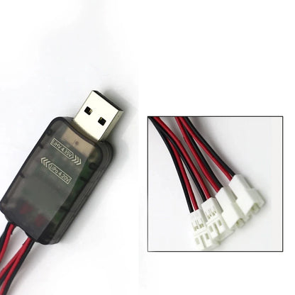 4 Port USB Battery Charger for RC Models (1S, LiPo, LiHV) - CX405