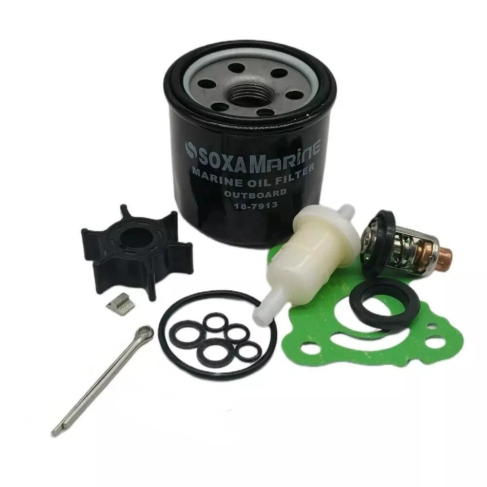 Service Kit for Honda Outboard 8HP 9HP 10HP (06211-ZW9-505, 19210-ZW9-013)