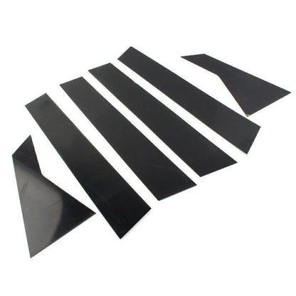 Door Trim Cover Kit for Honda Civic (2016–2020) - Black Pillar Posts