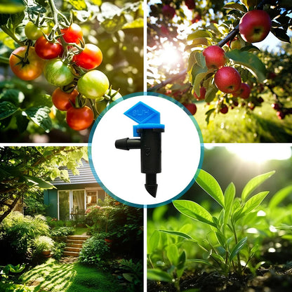 100PCS Drip Flag Emitter Dripper 8L/H for Garden Lawn Irrigation