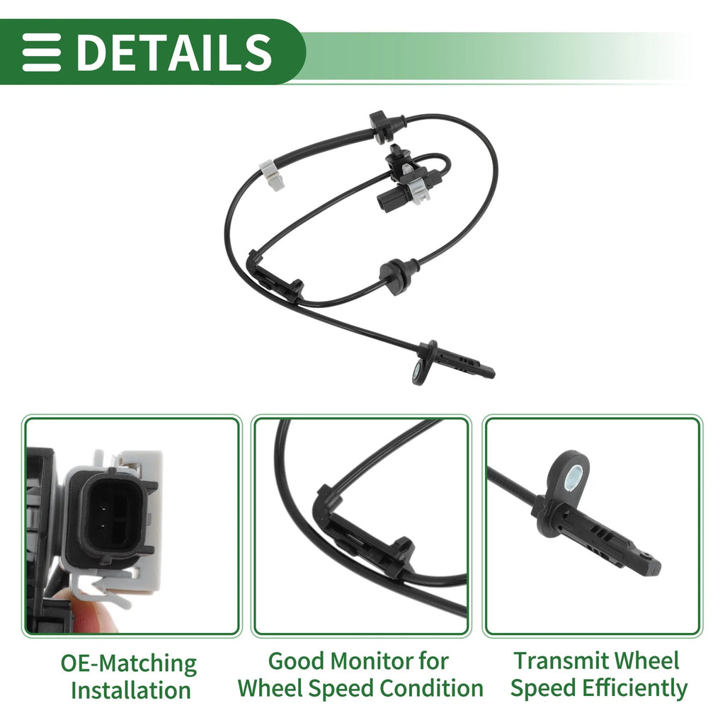ABS Wheel Speed Sensor No. 57455THAH01 for Honda Avancier (2019–2021)