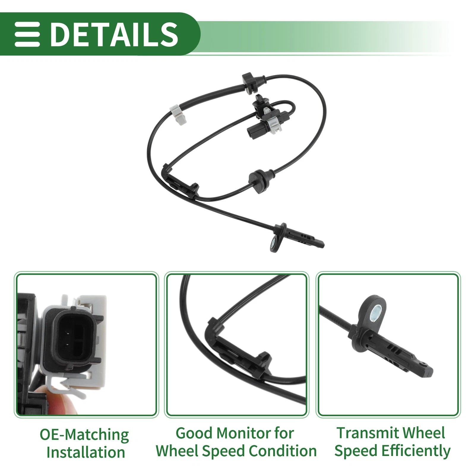 ABS Wheel Speed Sensor No. 57455THAH01 for Honda Avancier (2019–2021)