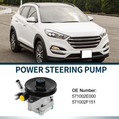 Power Steering Pump with Pulley for Hyundai Tucson (2005–2009)