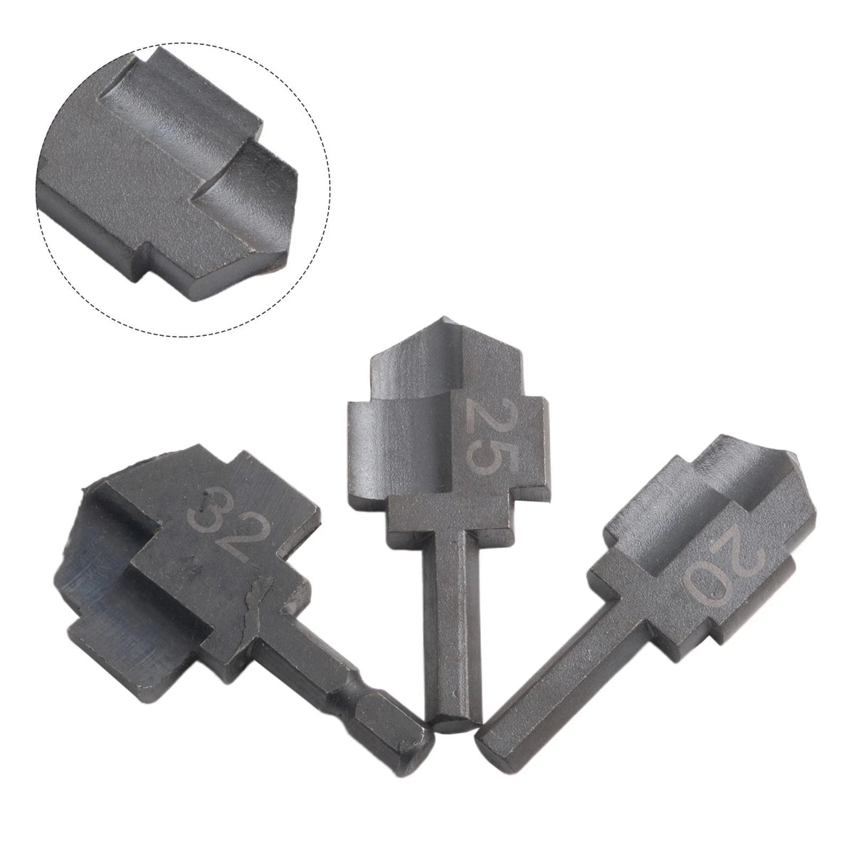 3X Metal PPR Drill Bits Set for Universal Use (3pcs)