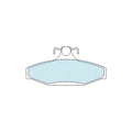 Bendix Ultimate Rear Disc Brake Pads for Ford Fairlane Fairmont (2000–2008)