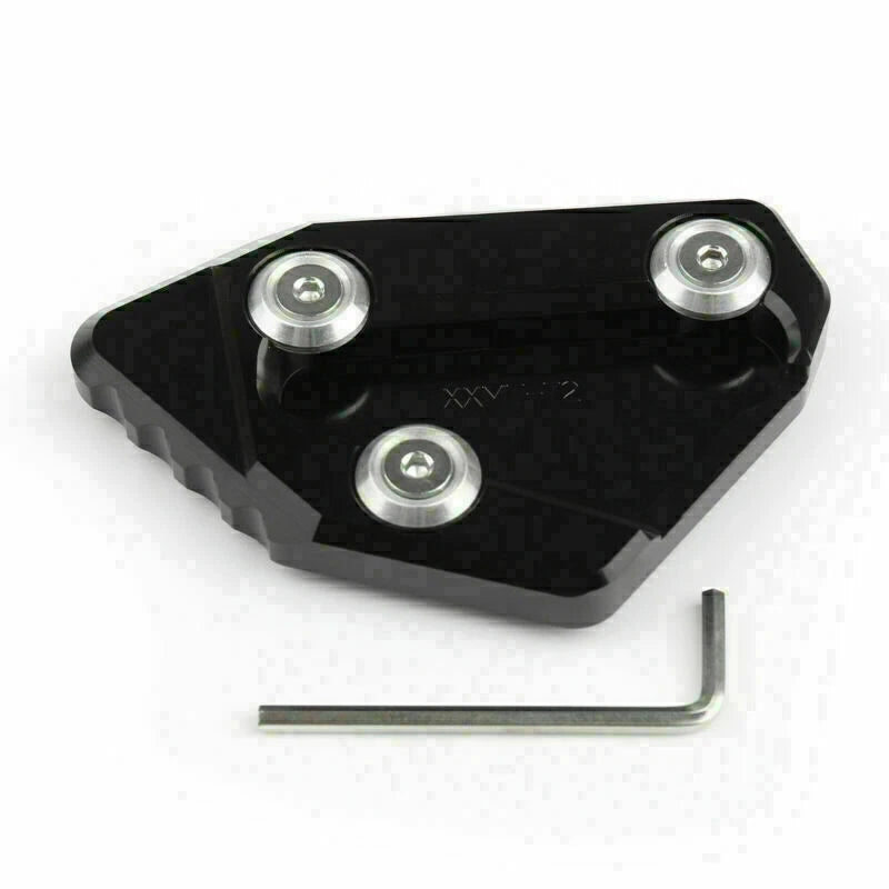 Side Pad Kickstand Extension Plate for Suzuki GSXR 1000 (2009–2010) Black T9