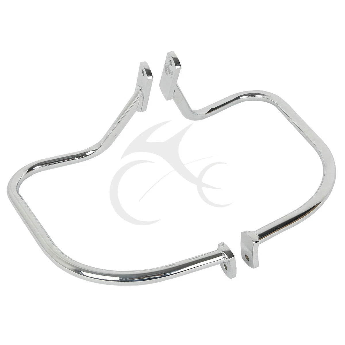 Chrome Saddlebag Guard Rail Crash Bar for Harley Softail (2000–2017)