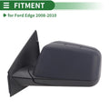 6 Pins Left Passenger Side Door Mirror for Ford Edge (2008–2010)