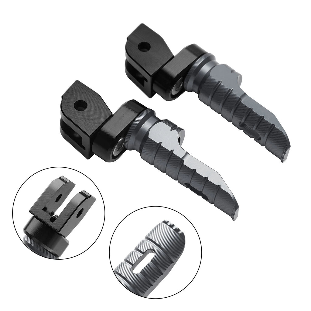 Front Footrests Foot Pegs for Ducati Multistrada 1200/1200S/1200 Enduro (2010–2019)