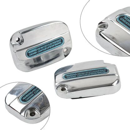 Chrome Front Brake Master Cylinder Cover for Harley Touring Electra Glide (2008–2023)