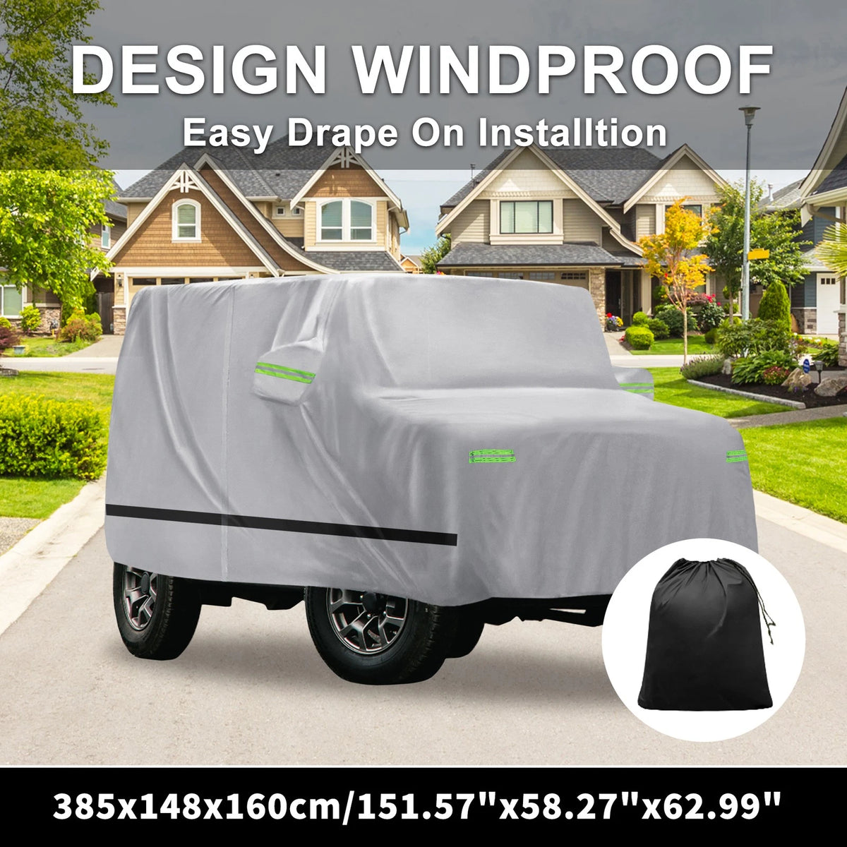 Waterproof Car Cover for Jimny JB64W/JB74W (Silver Tone)