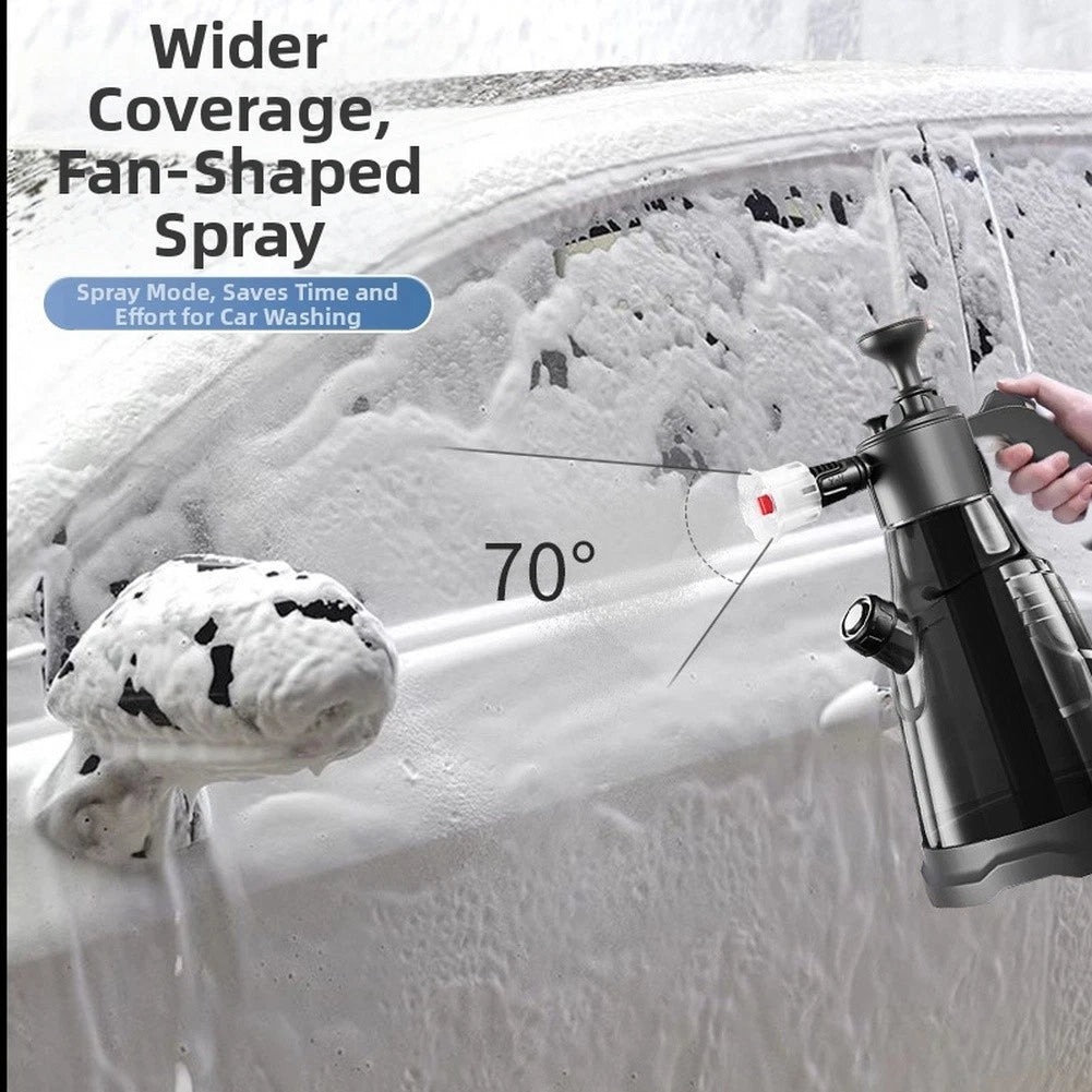 2X Foam Spray Bottle with Ergonomic Grip for Car Washing Tasks