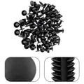 Plastic Clips 100Pcs Accessory Hole Replacement Black Bumper
