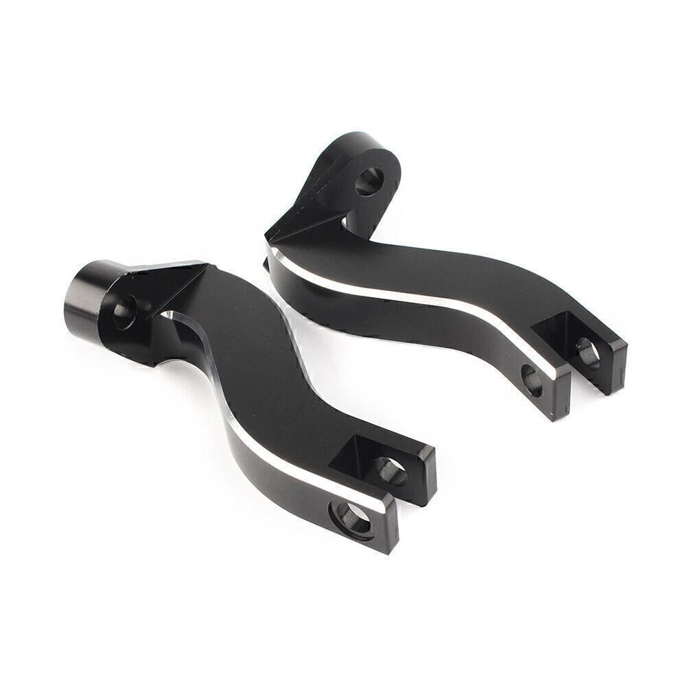 Passenger Rear Foot Pegs Mount for Harley Davidson Touring (1993–2016) Black