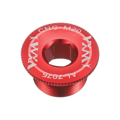 Crank Cover Screw M20 Aluminum Alloy Crank Fixing Bolt for Bike (—–—)
