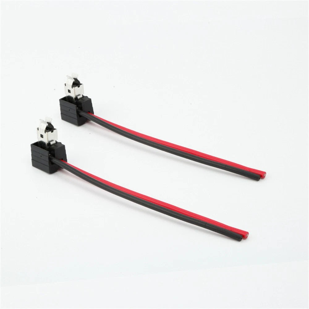 2Pcs Headlight Socket Harness Connector Plug Adapter for H1 Halogen