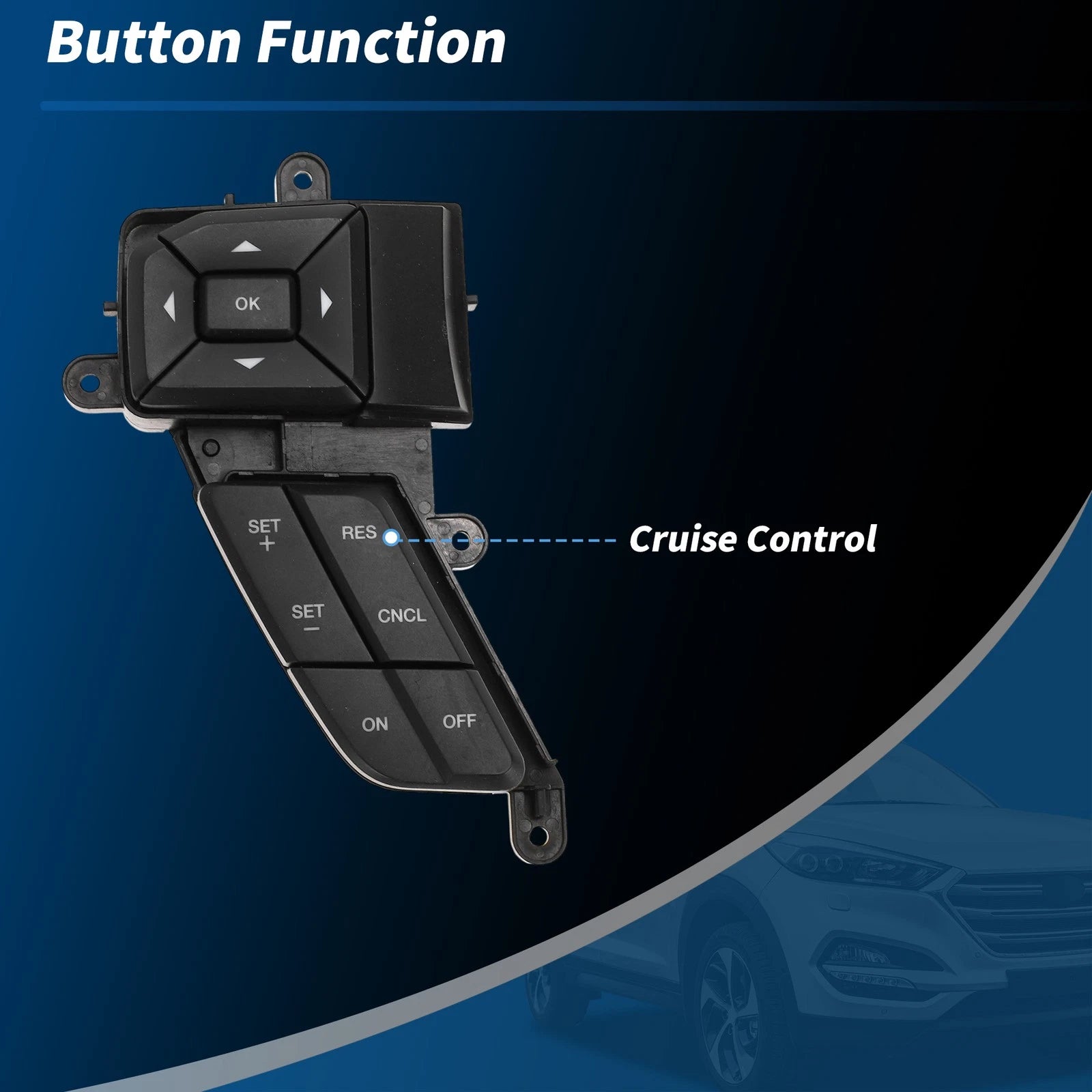 Cruise Control Rocker Switch Button for Ford F-150 (2015–2020)