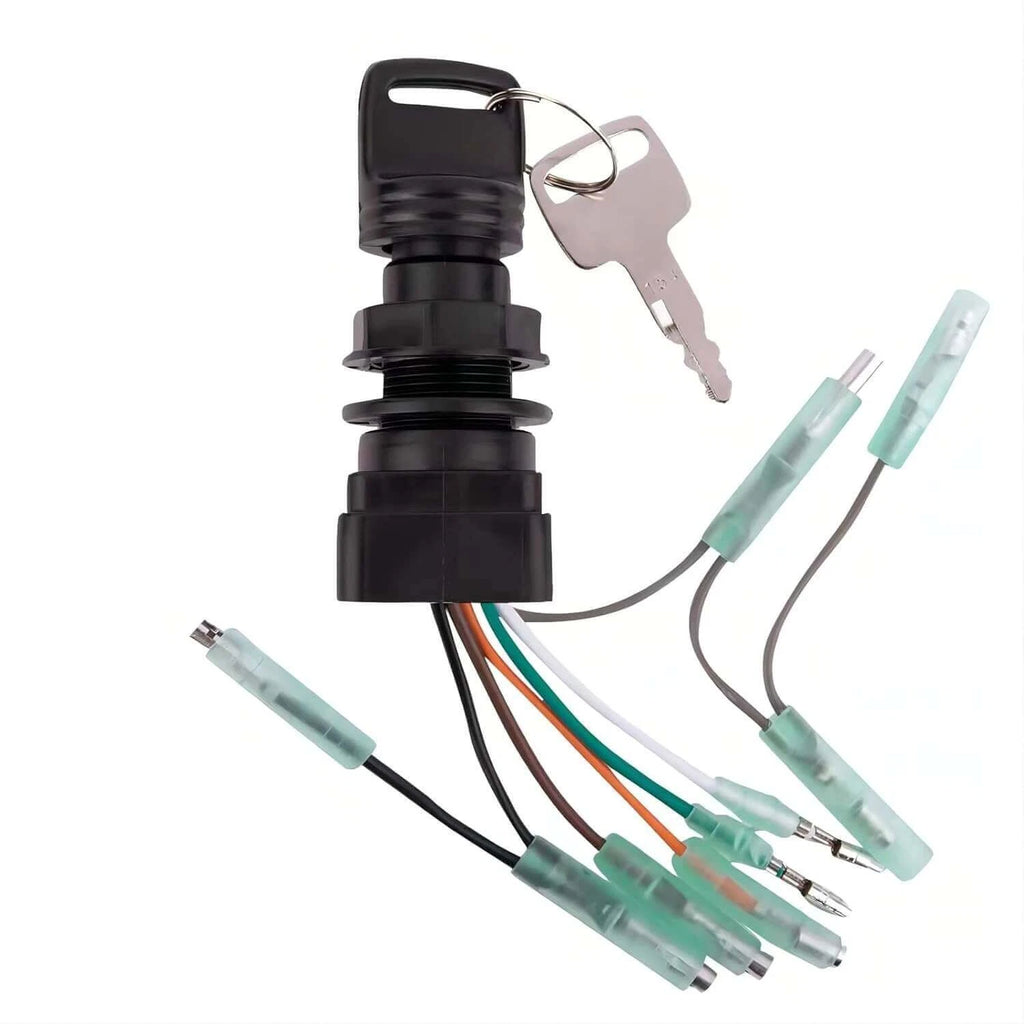 Ignition Key Switch Assembly for Suzuki Outboard (37110-92E01)