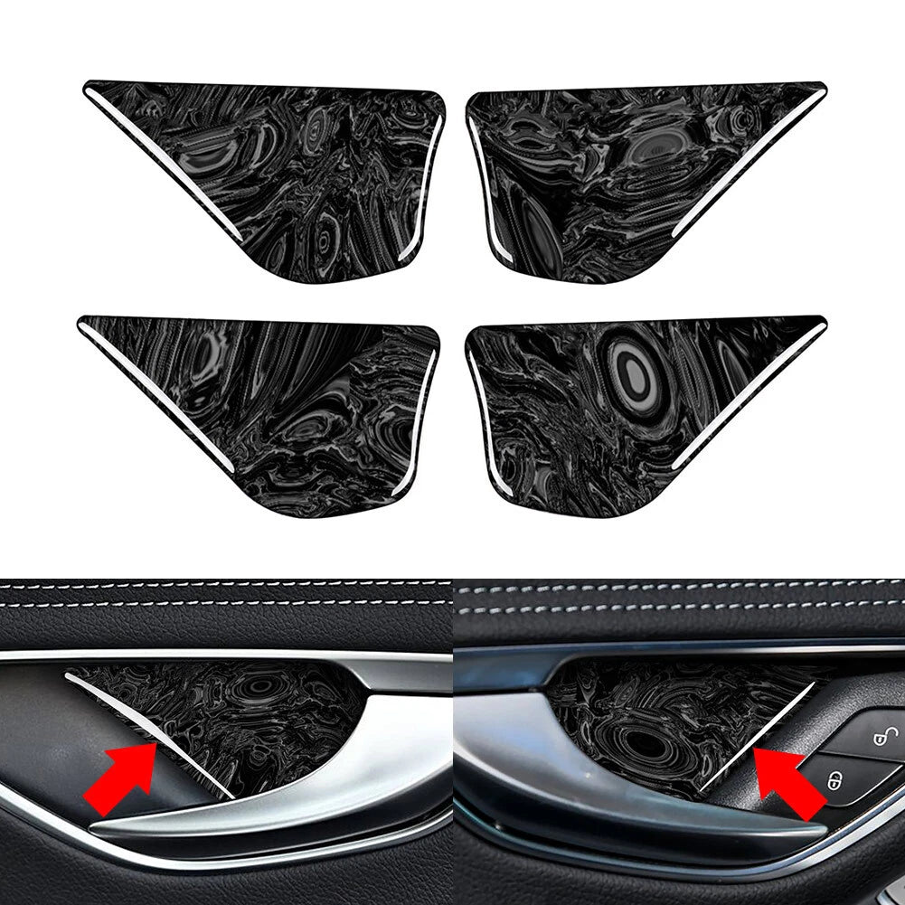 4 Pcs Door Handle Bowl Cover Pad For Mercedes Benz GLC Class X253 2015-2022