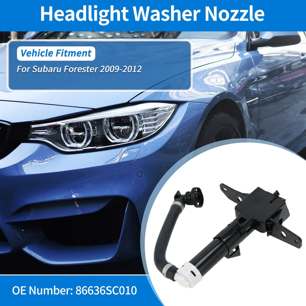 Headlight Washer Nozzle Left Side Replacement for Subaru Forester (2010–2018)