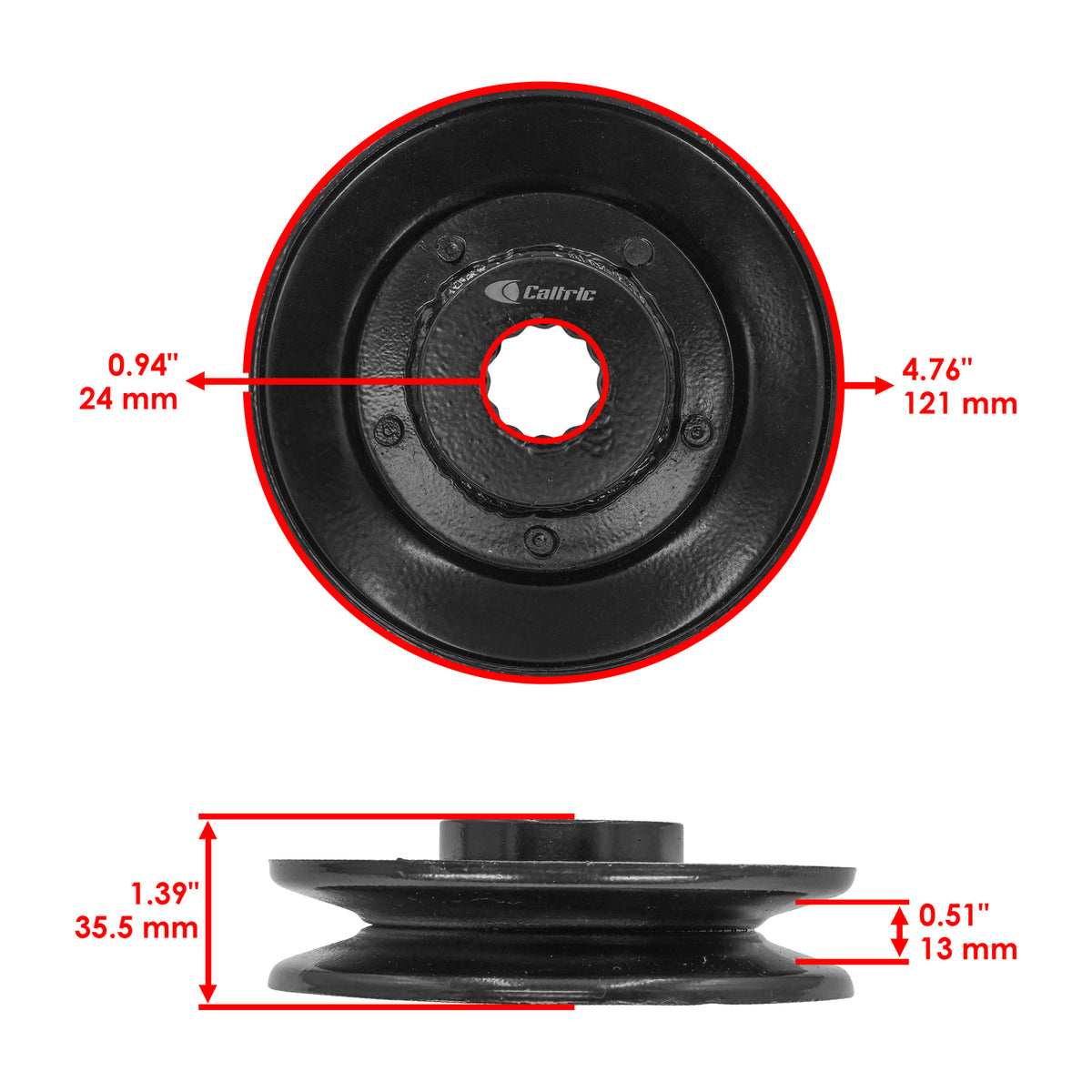 Deck Spindle and Pulley Assembly Heavy Duty for Dixon DX 161 (61 inch) (2000–2000)