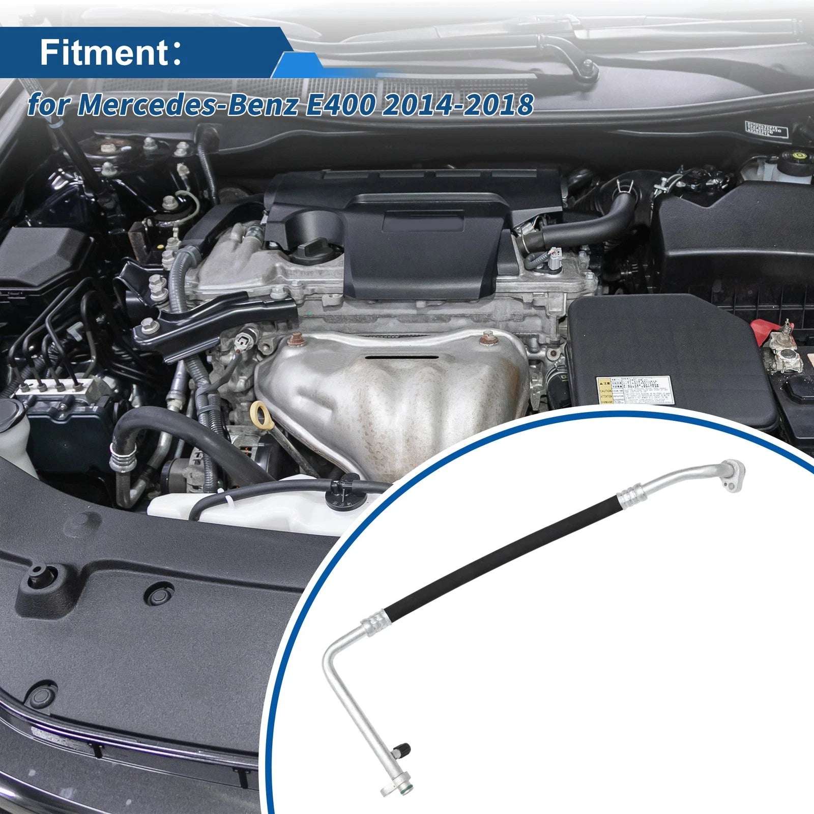 A/C Refrigerant Liquid Hose for Mercedes-Benz E400 (2014–2018) Replacement