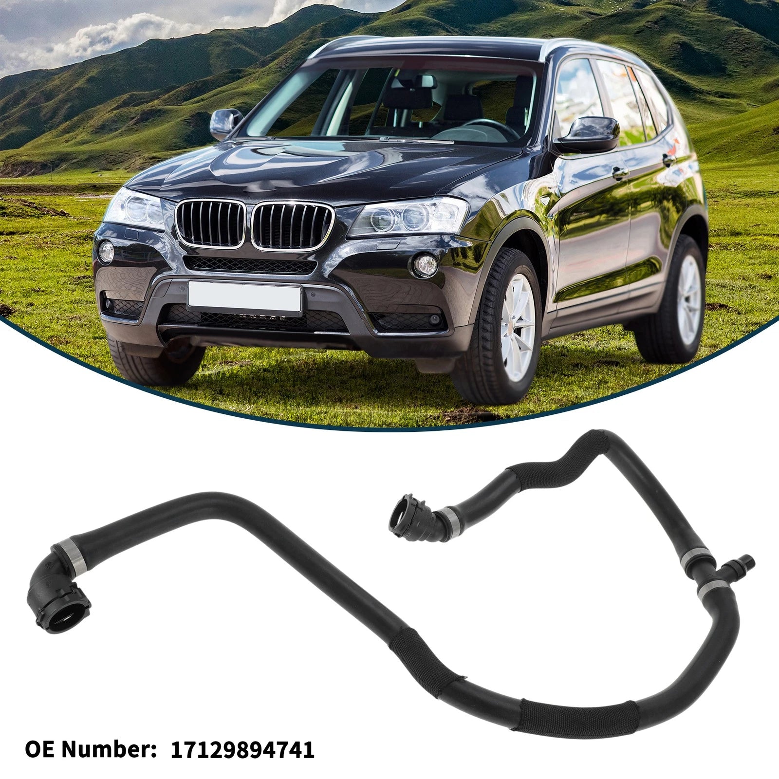 Radiator Hose Replacement for BMW X3 2.0L (2017–2025) Coolant Pipe