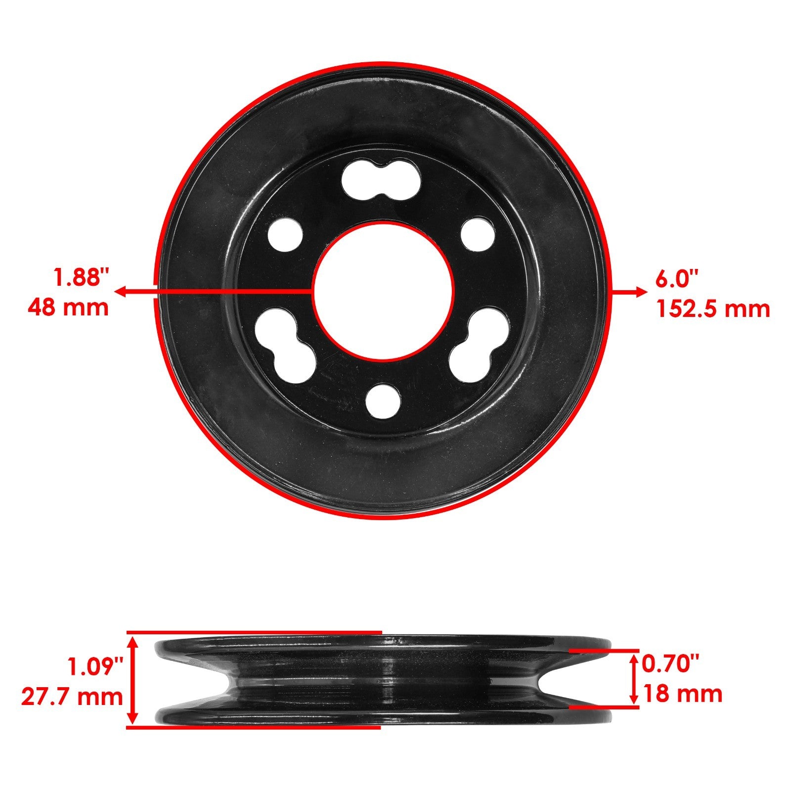 Deck Spindle Pulley Replacement for Toro Z400 Z441 Z449 Z450 (2008–2010)