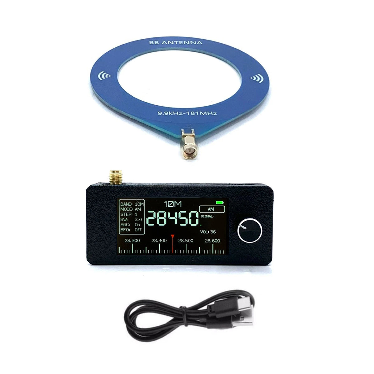 SI4732 Mini Radio for Portable Use (1.9 Inch IPS Screen)