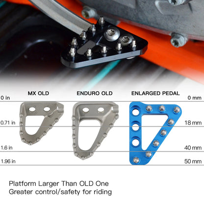 Rear Brake Pedal Step Plate Tip for Sherco SEF-R 250 300 450 (2015–2019)