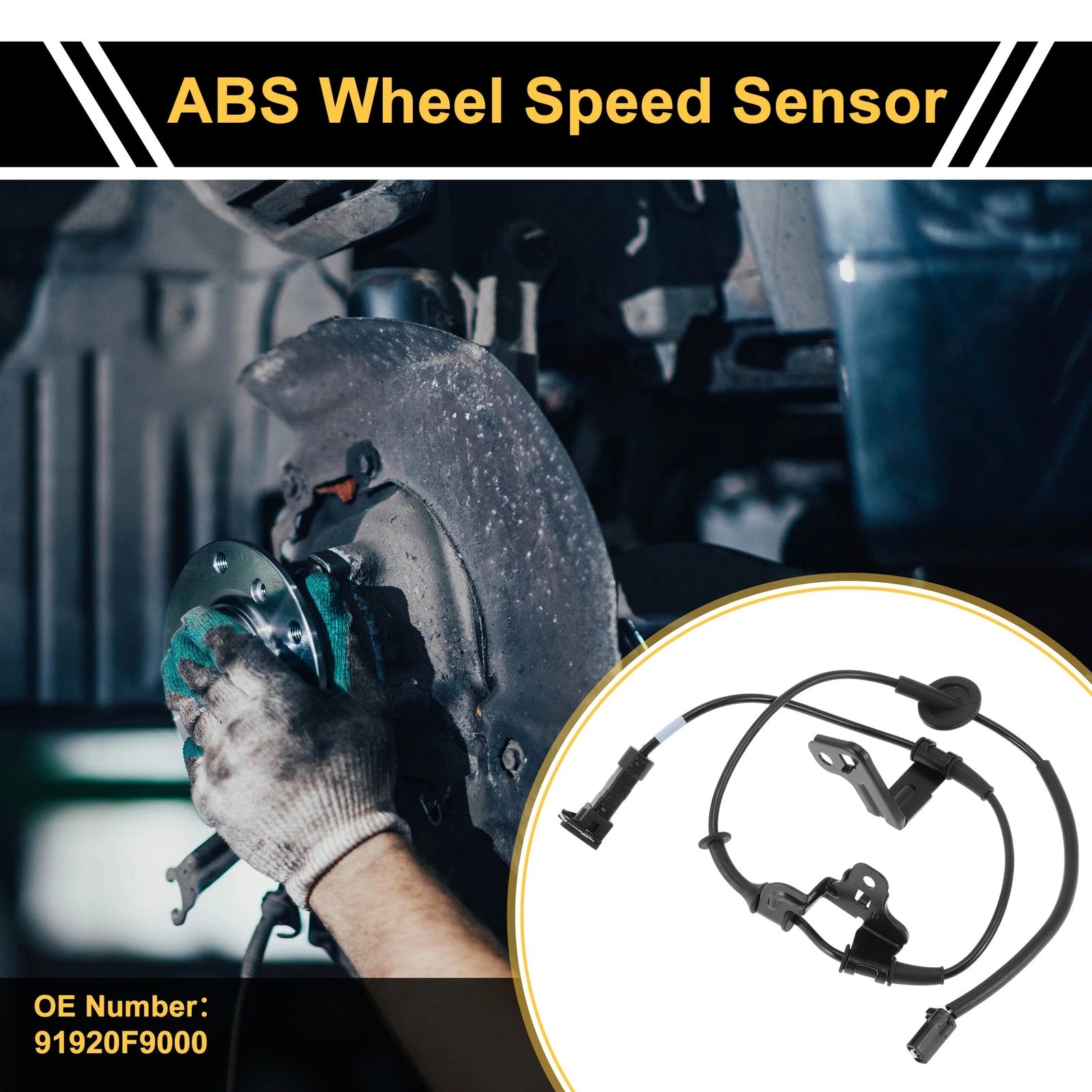 ABS Wheel Speed Sensor Replacement Rear Left for Hyundai Verna 2016–2016