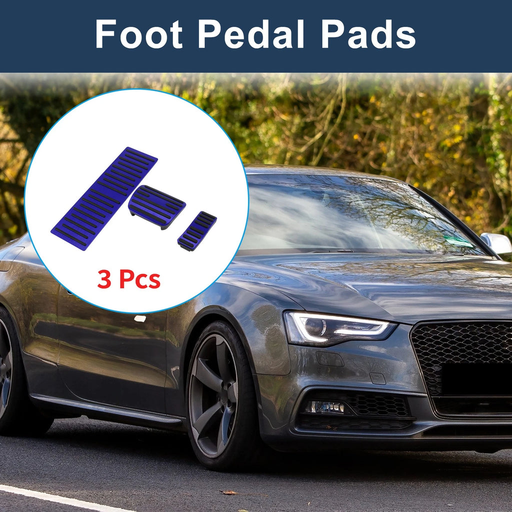 3Pcs Automatic Foot Accelerator Pedal Covers for Audi A4 A5 A6 Q5 (2014–2020)