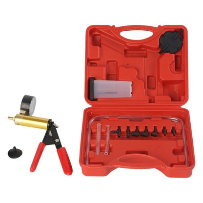 Brake Bleeding Kit Manual Vacuum Pump for Universal Use (Portable Aluminum)