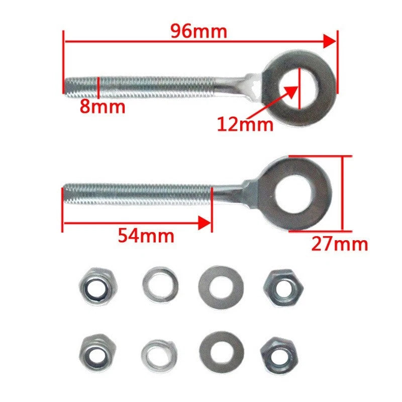 Chain Tensioner Rear Axle 12mm for ATV Models (2010–2023)