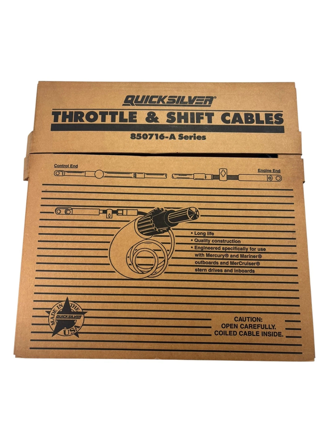 Throttle and Shift Cable 22' for Quicksilver 850716A22