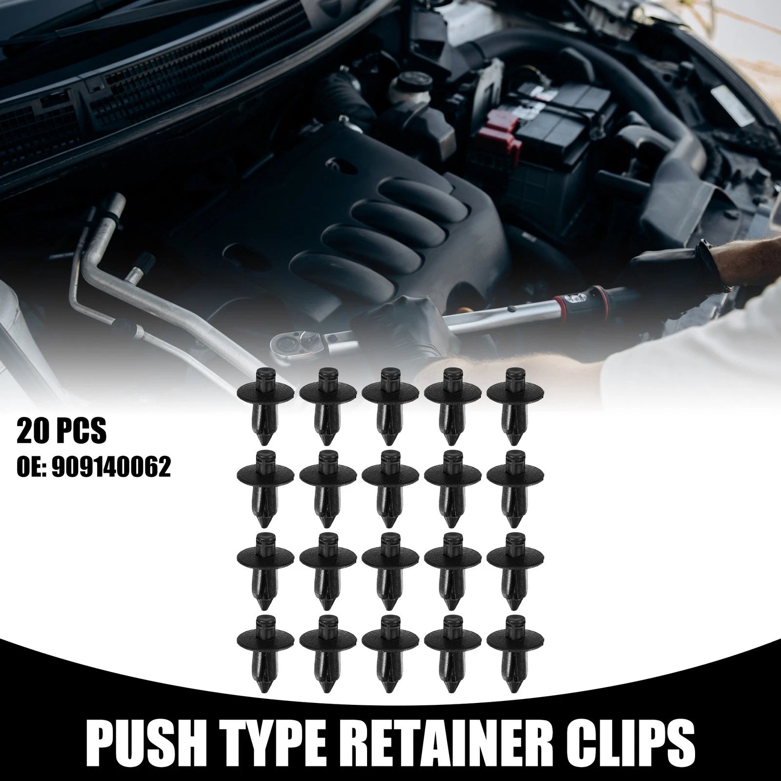 Push Retainer Clips 20 Pcs Replacement for Subaru Ascent (2019–2022)
