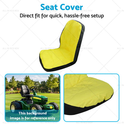 18" Tractor Seat Cover for John Deere LP95233 (Fits Large Compact Utility)