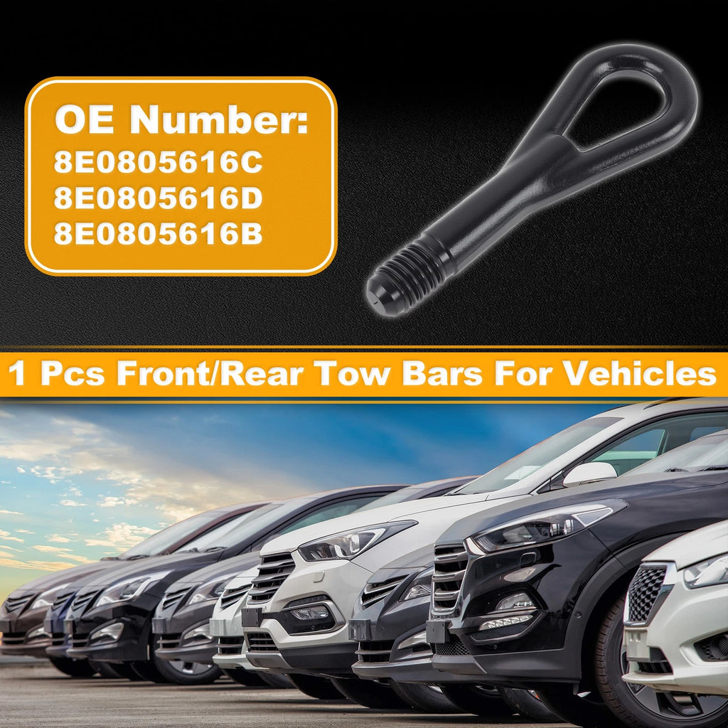 Tow Bar for Vehicles with Tow Hooks Metal for Audi A4 (2003–2009)