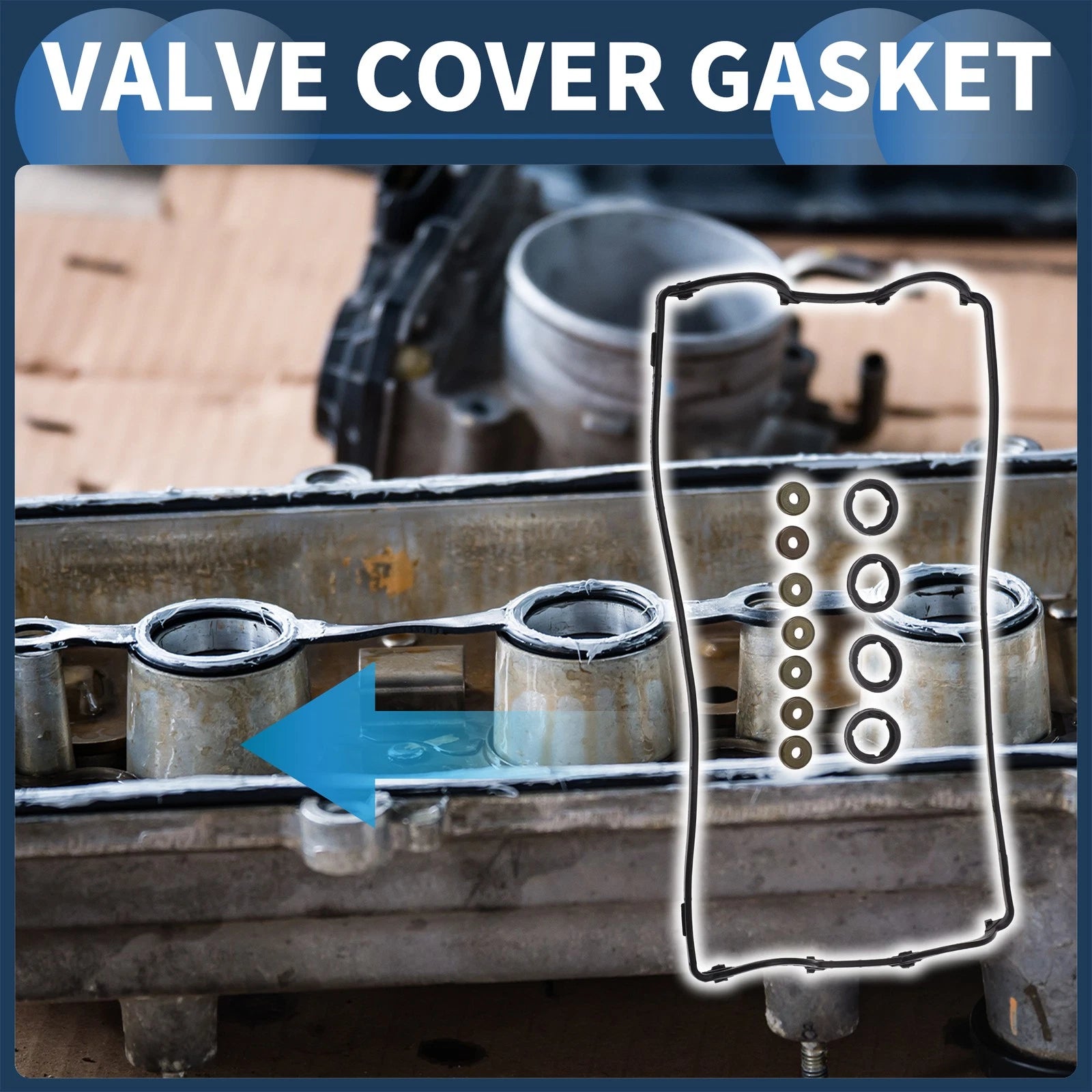 Valve Cover Gasket Set Replacement for Honda CR-V (1997–2001)