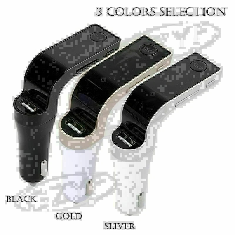 Bluetooth wireless FM transmitter Handsfree Call Radio Adapter MP3 Car Charger