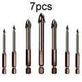 7-Piece Glass Drill Bit Set for DIY Renovations