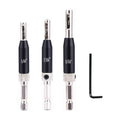 3pcs HSS Hex Groove Hinge Drill Bit Set for Quick Drilling