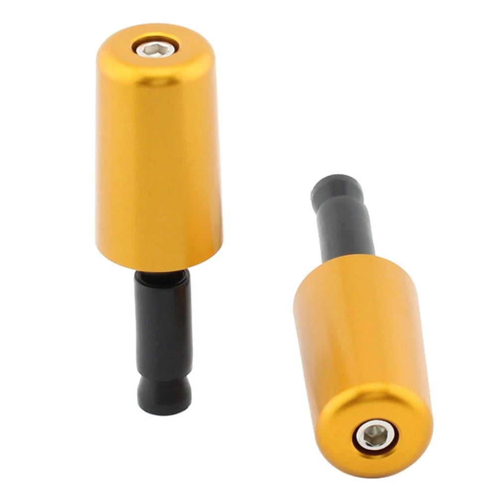 2X Handlebar Grips for Universal Motorcycle (50.8mm) - Gold