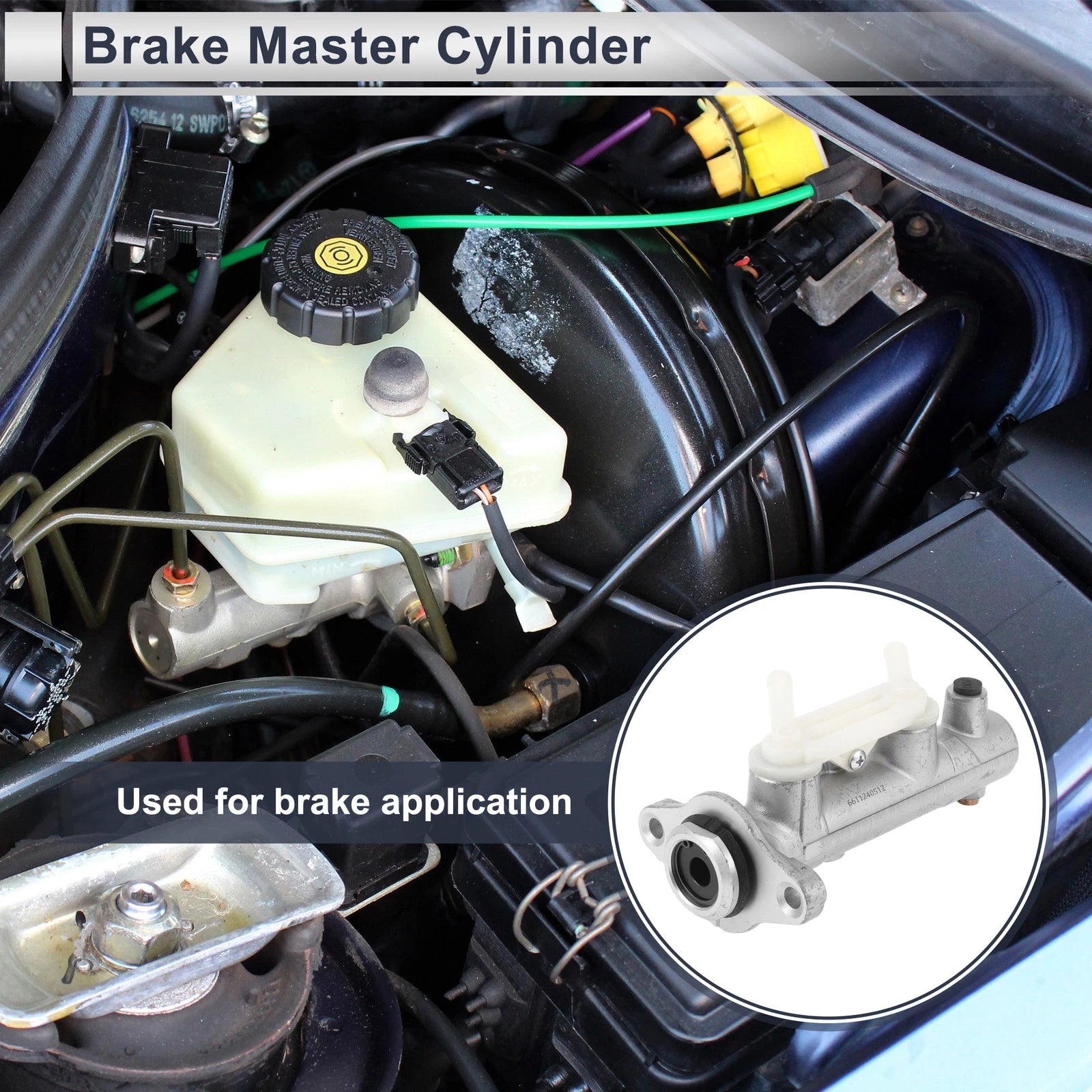 Brake Master Cylinder Replacement for Toyota Sienna (1998–2002) Aluminum Alloy